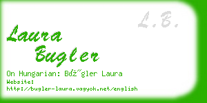 laura bugler business card